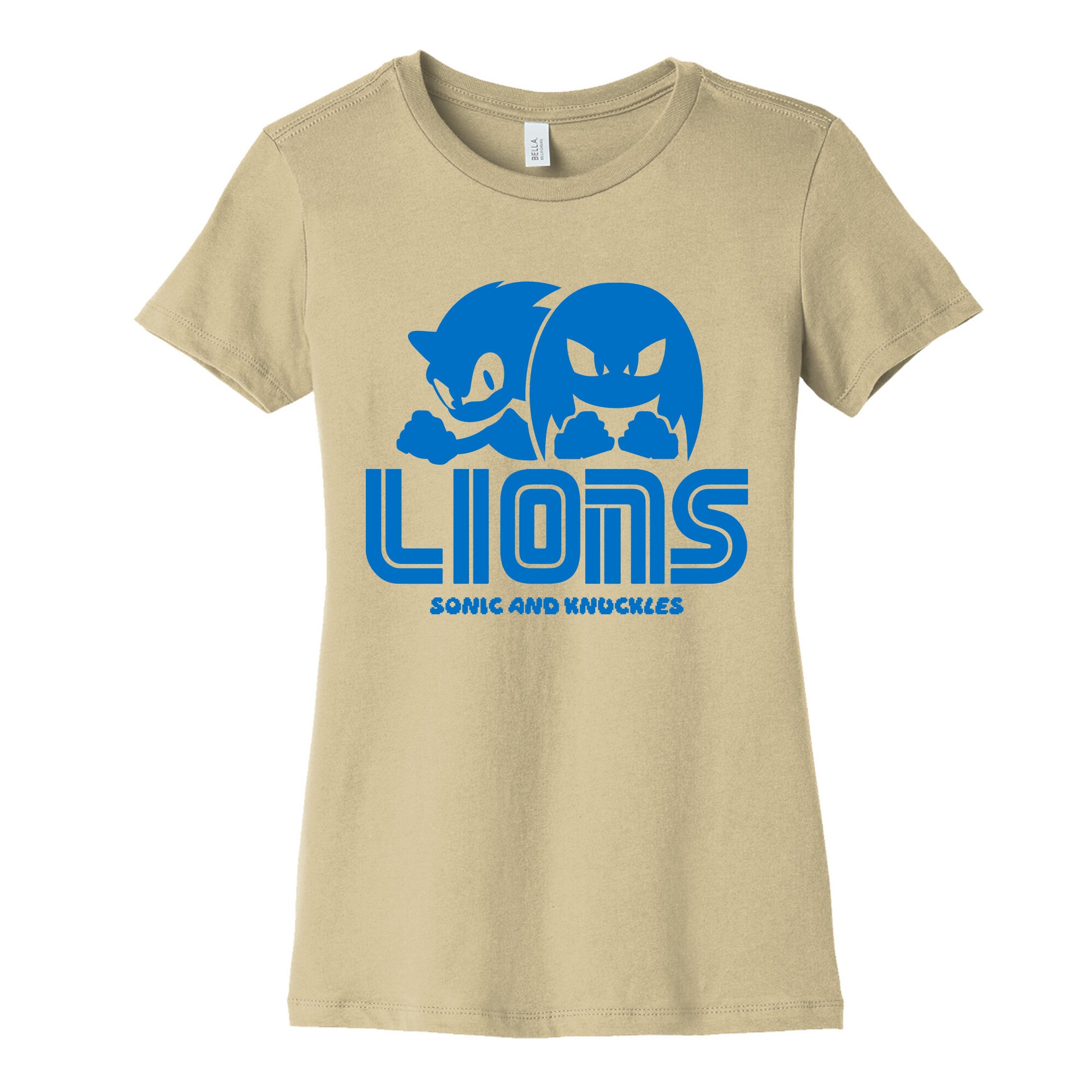 Sonic and Knuckles Lions Womens Cotton Tee
